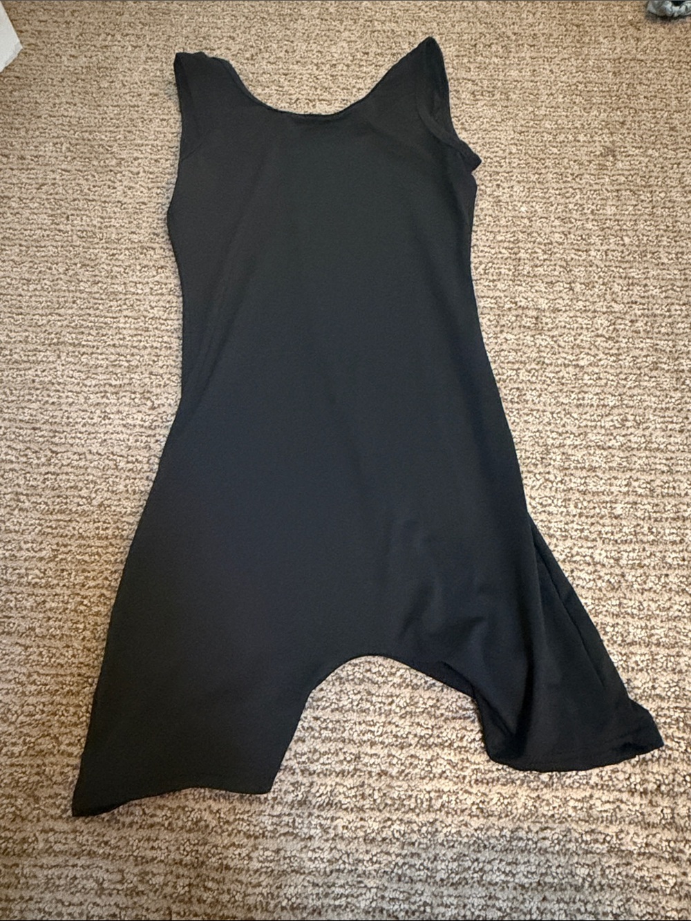 Athletic Works Black Sleeveless Kids One-Piece